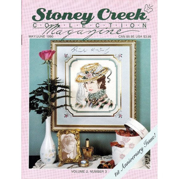 Vintage Craft Patterns, Stoney Creek Cross Stitch Collection Magazine May June 1 - Picture 1 of 2